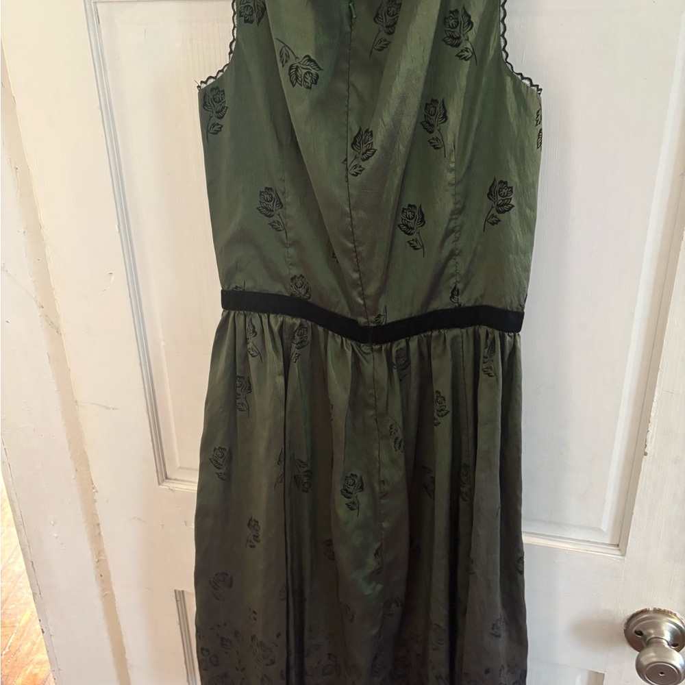 Bella Twilight New Moon Birthday Dress Large, Neca Hot Topic Green Floral  Dress - Picture 3 of 5
